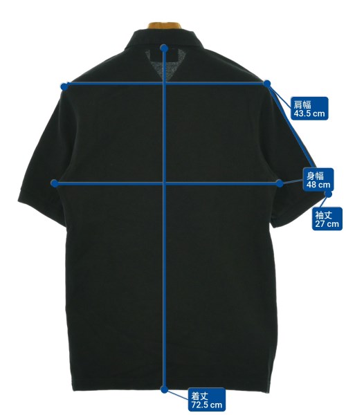 ART COMES FIRST（アート　カムズ　ファースト）ポロシャツ 黒 サイズ:36(S位) メンズ/2200654684078