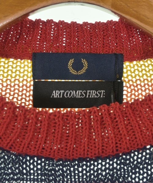 ART COMES FIRST（アート　カムズ　ファースト）ニット・セーター 赤 サイズ:S レディース/2200645514056