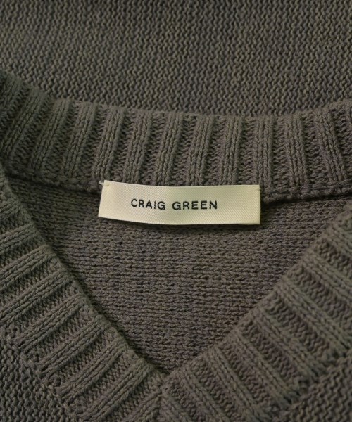 CRAIG GREEN（クレイグ　グリーン）ニット・セーター グレー サイズ:S メンズ/2200665914133