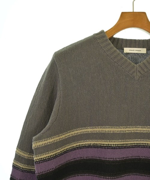 CRAIG GREEN（クレイグ　グリーン）ニット・セーター グレー サイズ:S メンズ/2200665914133