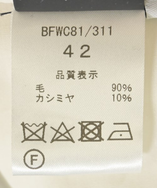 Bergfabel（バーグファベル）ステンカラーコート 黒 サイズ:42(M位) レディース/2200653398013