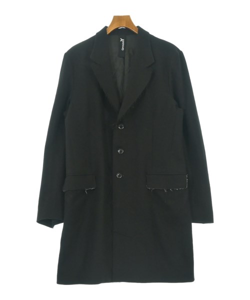 Ground Y（グラウンド　ワイ）チェスターコート 黒 サイズ:3(M位) メンズ/2200635268013