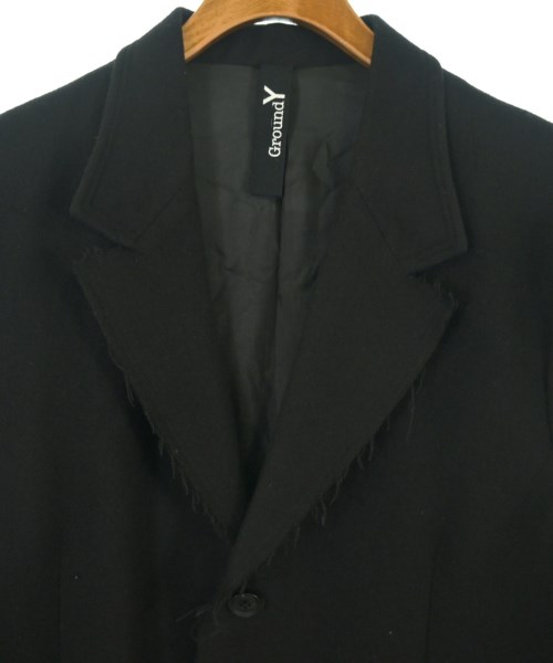 Ground Y（グラウンド　ワイ）チェスターコート 黒 サイズ:3(M位) メンズ/2200635268013