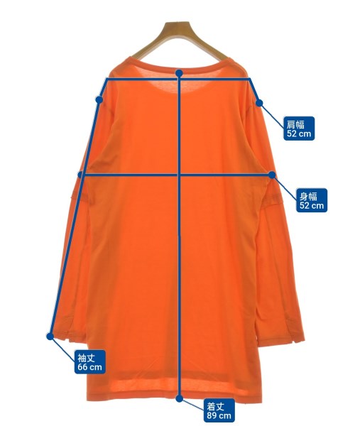 Ground Y（グラウンド　ワイ）Tシャツ・カットソー オレンジ サイズ:3(M位) メンズ/2200635993038