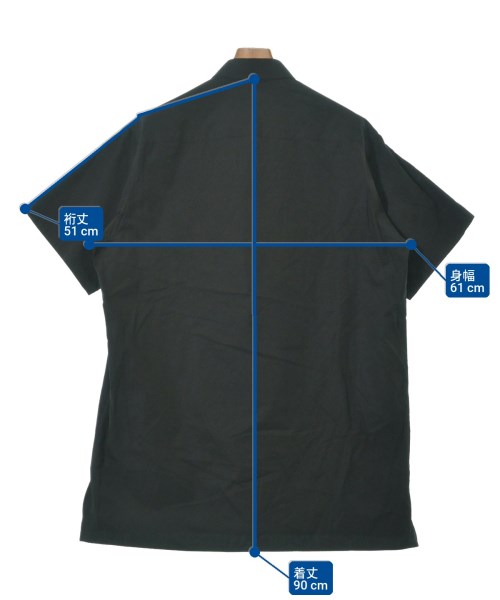 Ground Y（グラウンド　ワイ）カジュアルシャツ 黒 サイズ:3(M位) メンズ/2200640835019