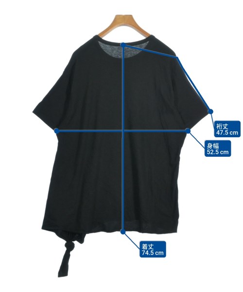 Ground Y（グラウンド　ワイ）Tシャツ・カットソー 黒 サイズ:3(M位) メンズ/2200641004124