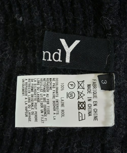 Ground Y（グラウンド　ワイ）ニット・セーター 黒 サイズ:3(M位) メンズ/2200643194052