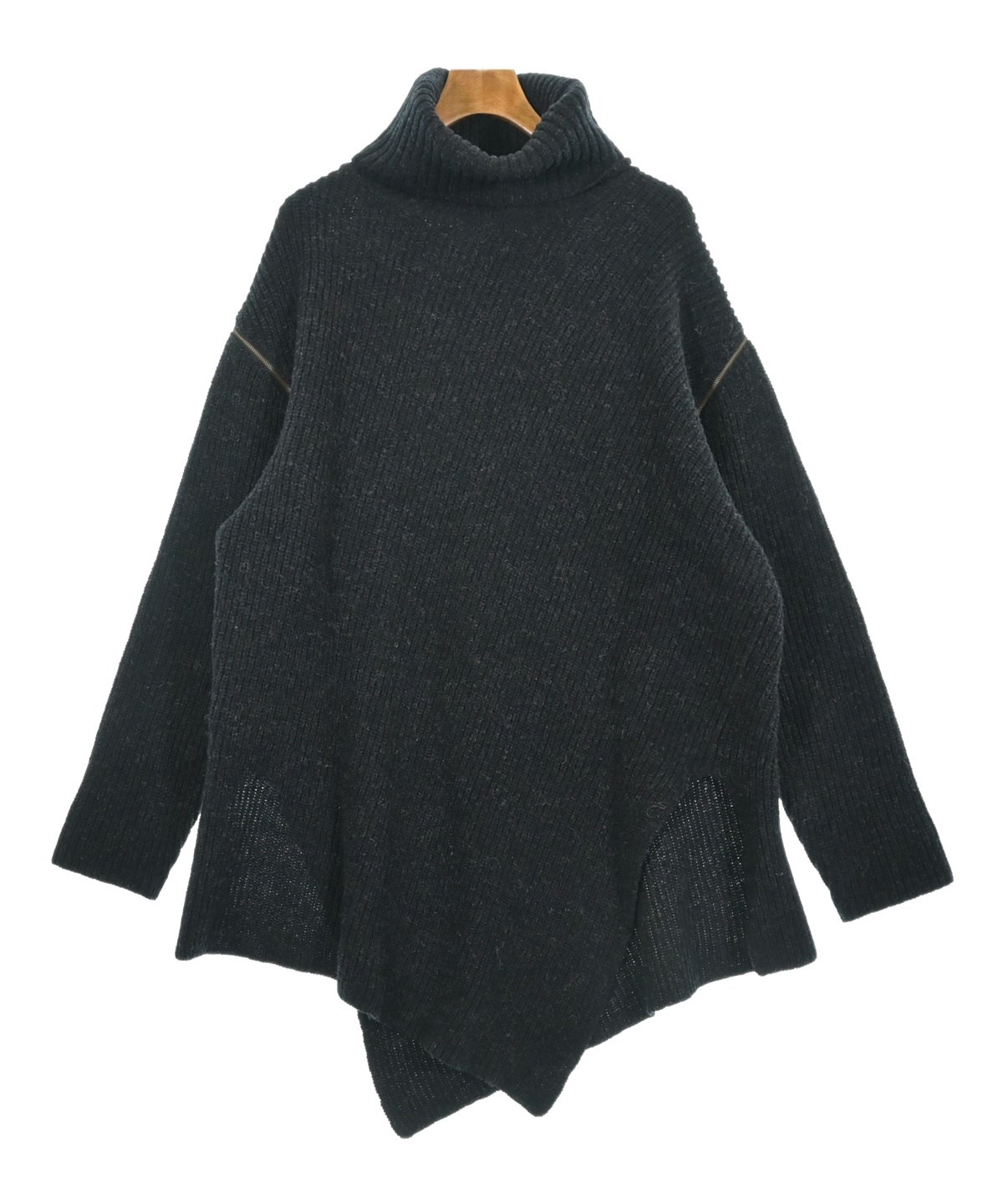 Ground Y グラウンド　ワイ ニット・セーター レディース 【古着】【中古】 Ground Y（グラウンド ワイ）ニット・セーター 黒 サイズ:3(M位