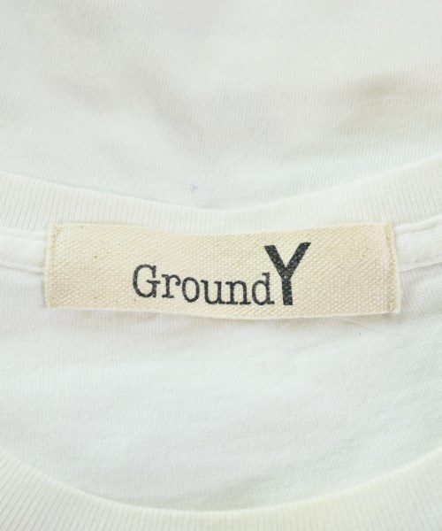 Ground Y（グラウンド　ワイ）Tシャツ・カットソー 白 サイズ:3(M位) メンズ/2200644442046