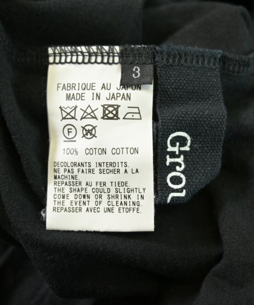 Ground Y（グラウンド　ワイ）Tシャツ・カットソー 黒 サイズ:3(M位) メンズ/2200644781060