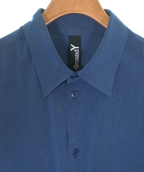 Ground Y（グラウンド　ワイ）カジュアルシャツ 青 サイズ:3(M位) メンズ/2200622274027