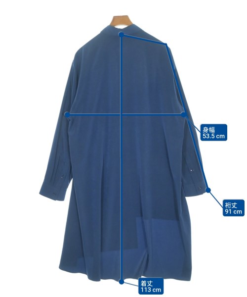 Ground Y（グラウンド　ワイ）カジュアルシャツ 青 サイズ:3(M位) メンズ/2200622274027