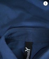 Ground Y（グラウンド　ワイ）カジュアルシャツ 青 サイズ:3(M位) メンズ/2200622274027