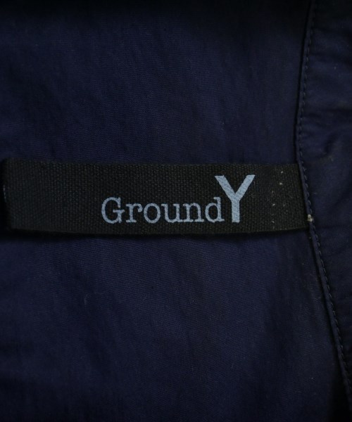 Ground Y（グラウンド　ワイ）カジュアルシャツ 紺 サイズ:3(M位) メンズ/2200622274065