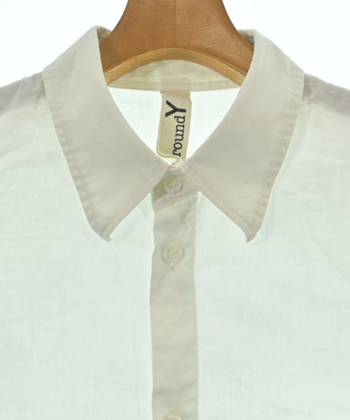 Ground Y（グラウンド　ワイ）カジュアルシャツ 白 サイズ:3(M位) レディース/2200627397028