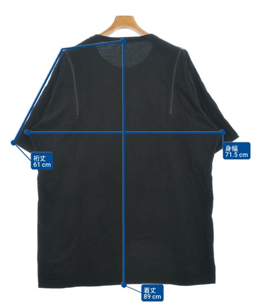 Ground Y（グラウンド　ワイ）Tシャツ・カットソー 黒 サイズ:3(M位) メンズ/2200615988207