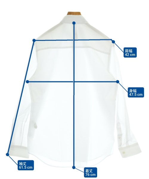 Ground Y（グラウンド　ワイ）カジュアルシャツ 白 サイズ:3(M位) メンズ/2200630258057