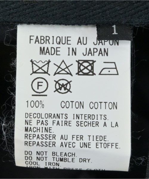 Ground Y（グラウンド　ワイ）スラックス 黒 サイズ:1(XS位) メンズ/2200633784195