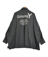 Ground Y（グラウンド　ワイ）カジュアルシャツ 黒 サイズ:1(XS位) メンズ/2200606991018