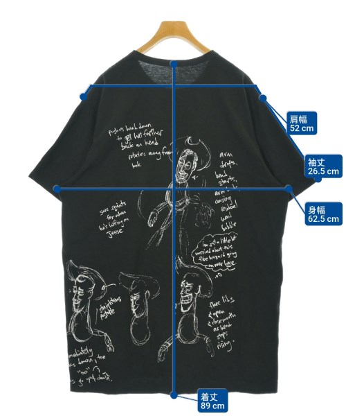 Ground Y（グラウンド　ワイ）Tシャツ・カットソー 黒 サイズ:3(M位) メンズ/2200676832013