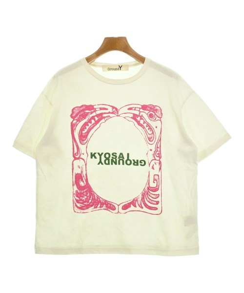 Ground Y(グラウンド　ワイ)Tシャツ・カットソー 白 サイズ:1(XS位)/2200678371046