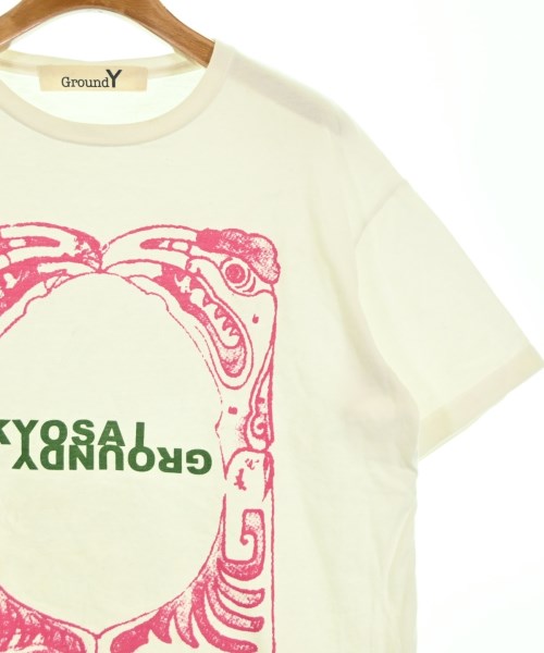 Ground Y（グラウンド　ワイ）Tシャツ・カットソー 白 サイズ:1(XS位) レディース/2200678371046