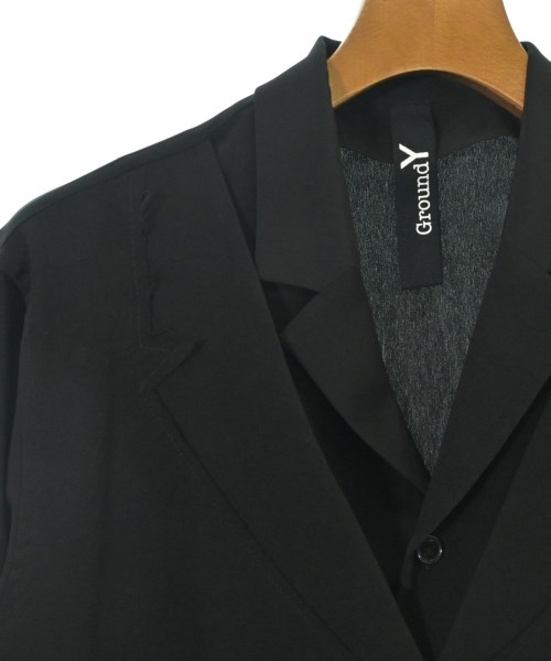 Ground Y（グラウンド　ワイ）テーラードジャケット 黒 サイズ:3(M位) メンズ/2200678636039