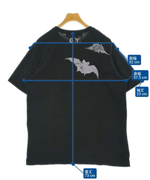 Ground Y（グラウンド　ワイ）Tシャツ・カットソー 黒 サイズ:3(M位) メンズ/2200679307020