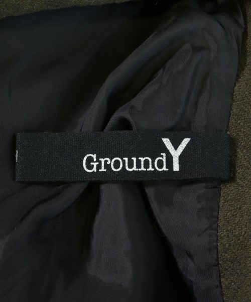 Ground Y（グラウンド　ワイ）チェスターコート 緑 サイズ:3(M位) レディース/2200680705020