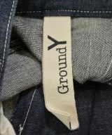 Ground Y（グラウンド　ワイ）ひざ丈スカート 紺 サイズ:-(M位) レディース/2200695924133