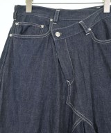 Ground Y（グラウンド　ワイ）ひざ丈スカート 紺 サイズ:-(M位) レディース/2200695924133