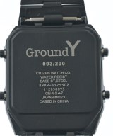 Ground Y（グラウンド　ワイ）腕時計 黒 サイズ:- メンズ/2200697785022