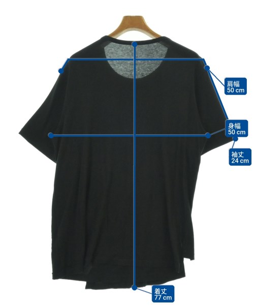 Ground Y（グラウンド　ワイ）Tシャツ・カットソー 黒 サイズ:3(M位) メンズ/2200701497033