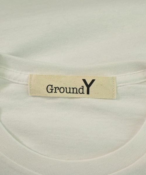 Ground Y（グラウンド　ワイ）Tシャツ・カットソー 白 サイズ:3(M位) メンズ/2200655212119