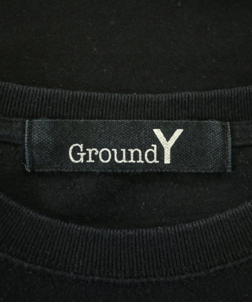 Ground Y（グラウンド　ワイ）Tシャツ・カットソー 黒 サイズ:1(XS位) メンズ/2200656714100