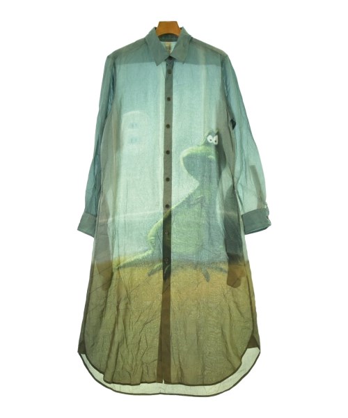 Ground Y(グラウンド　ワイ)カジュアルシャツ 緑 サイズ:-(M位)/2200659515087