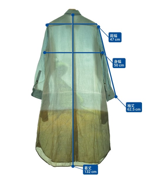 Ground Y（グラウンド　ワイ）カジュアルシャツ 緑 サイズ:-(M位) メンズ/2200659515087