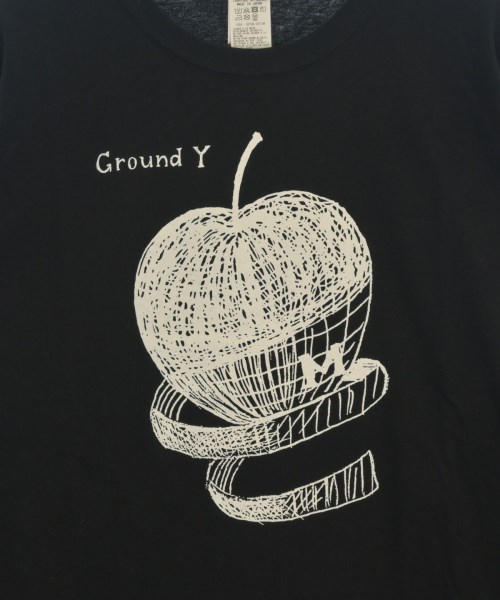 Ground Y（グラウンド　ワイ）Tシャツ・カットソー 黒 サイズ:3(M位) メンズ/2200658095092