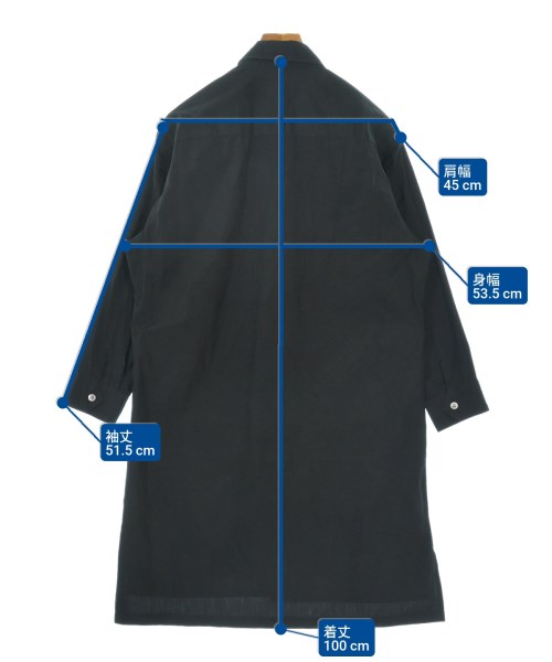 Ground Y（グラウンド　ワイ）カジュアルシャツ 黒 サイズ:1(XS位) メンズ/2200658313028