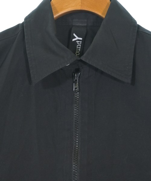 Ground Y（グラウンド　ワイ）カジュアルシャツ 黒 サイズ:1(XS位) メンズ/2200658313042