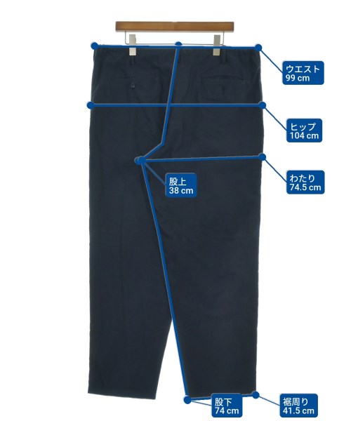 Ground Y（グラウンド　ワイ）その他 紺 サイズ:3(M位) メンズ/2200659400642