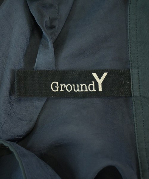 Ground Y（グラウンド　ワイ）カジュアルシャツ 紺 サイズ:3(M位) メンズ/2200710862051