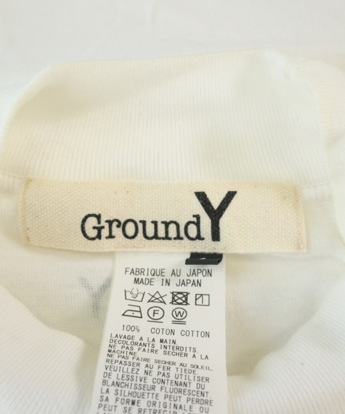 Ground Y（グラウンド　ワイ）Tシャツ・カットソー 白 サイズ:1(XS位) レディース/2200714530093