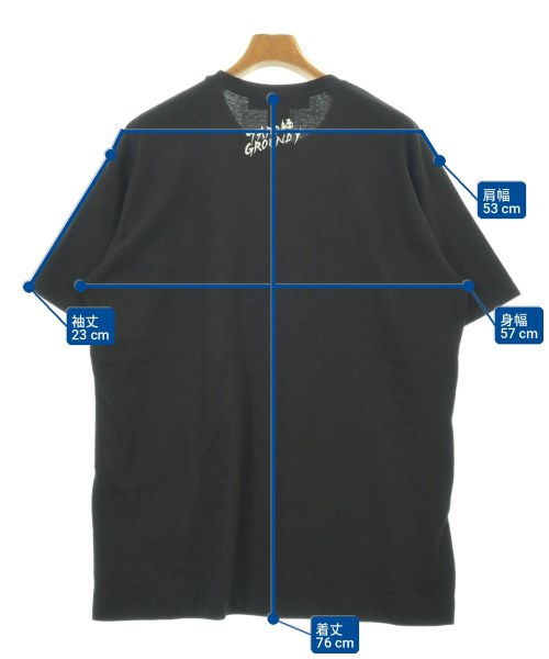 Ground Y（グラウンド　ワイ）Tシャツ・カットソー 黒 サイズ:3(M位) メンズ/2200715908037