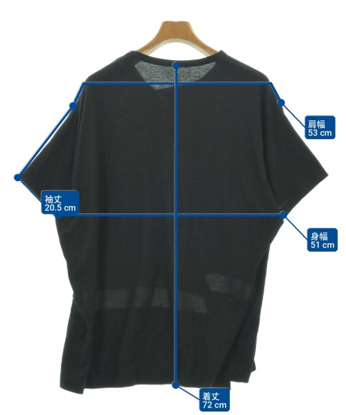 Ground Y（グラウンド　ワイ）Tシャツ・カットソー 黒 サイズ:3(M位) メンズ/2200715375037