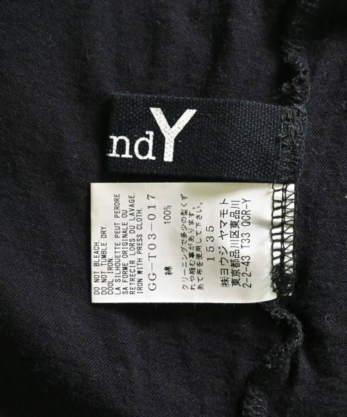Ground Y（グラウンド　ワイ）Tシャツ・カットソー 黒 サイズ:3(M位) メンズ/2200635331151