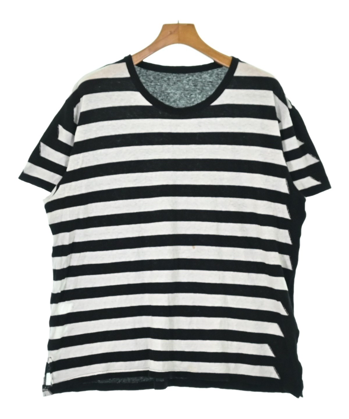 Ground Y グラウンド　ワイ Tシャツ・カットソー メンズ 【古着】【中古】 Ground Y（グラウンド ワイ）Tシャツ・カットソー 黒 サイズ:3(M位