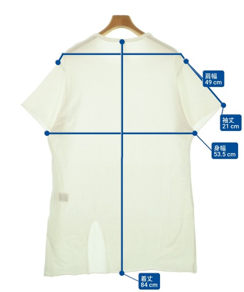 Ground Y（グラウンド　ワイ）Tシャツ・カットソー 白 サイズ:3(M位) メンズ/2200645694086