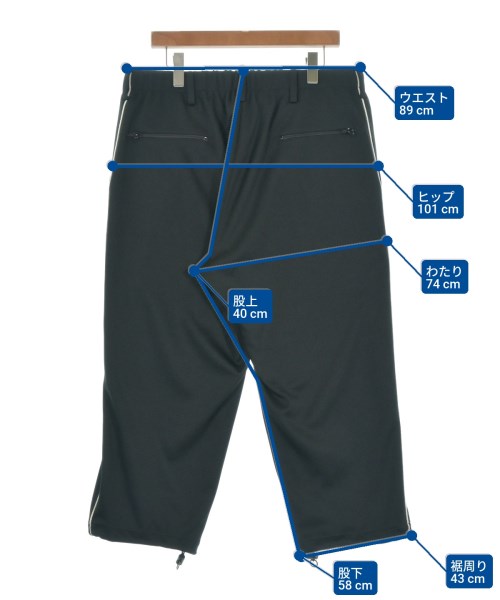 Ground Y（グラウンド　ワイ）スウェットパンツ 黒 サイズ:3(M位) メンズ/2200644127059