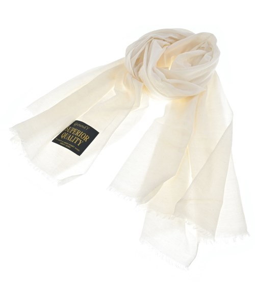 Ground Y(グラウンド　ワイ)ストール 白 サイズ:-/2200645528091